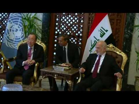 U.N. secretary-general arrives in Baghdad