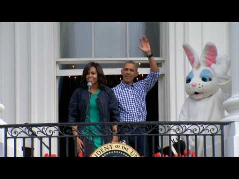 Obamas do the Whip/Nae Nae at Easter egg roll