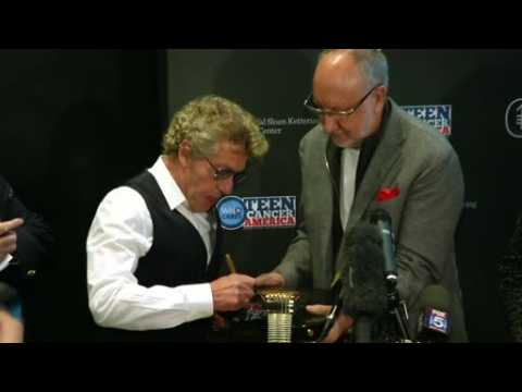 Roger Daltrey, Pete Townshend rock opening of NY teen cancer lounge