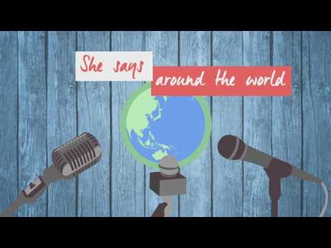 She says around the world: Behind closed doors