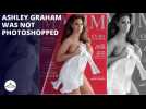 Ashley Graham: I was not slimmed down on the cover