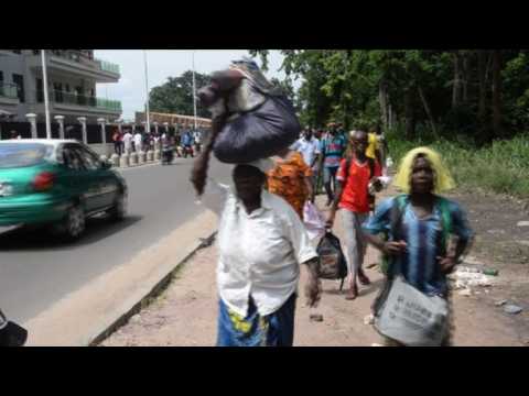 Fighting erupts in Congo capital, thousands flee