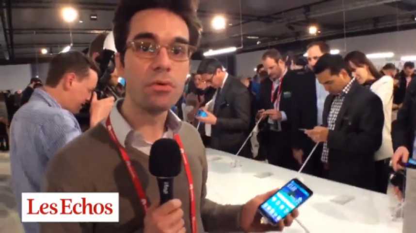 Illustration pour la vidéo Le Galaxy S5 de Samsung au Mobile World Congress de Barcelone en vidéo