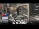 Brussels attack: Eyewitness footage of airport attack
