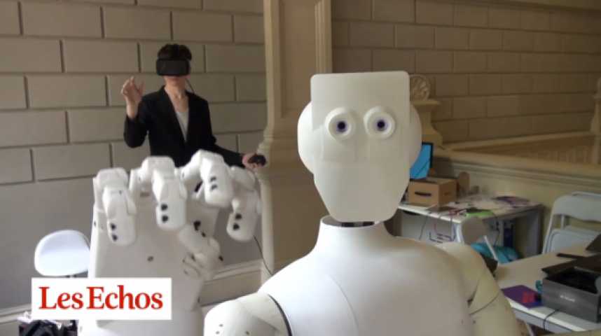 Illustration pour la vidéo SAMI, le robot semi-humanoïde contrôlé par la pensée