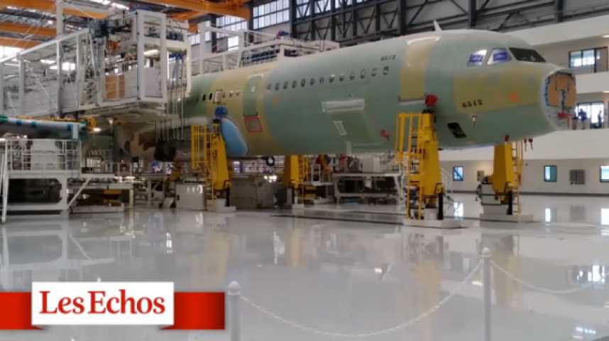 Illustration pour la vidéo Mobile : dans l'usine des Airbus "made in America"
