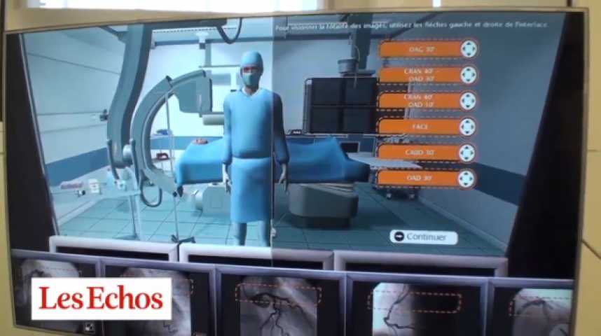 Illustration pour la vidéo Du bloc virtuel au "serious game" : la médecine se mue