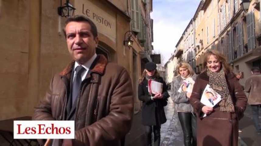 Illustration pour la vidéo Aix-en-Provence : une campagne rattrapée par les affaires