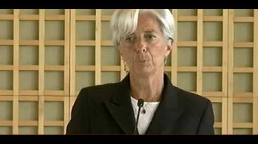 Illustration pour la vidéo Christine Lagarde candidate à la direction du FMI