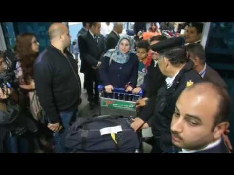 EgyptAir passengers return home