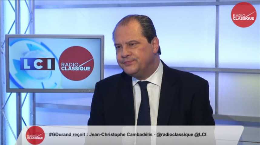 Illustration pour la vidéo Jean-Christophe Cambadélis: "Le FN ne gagnera ni le Vaucluse, ni l’Aisne."