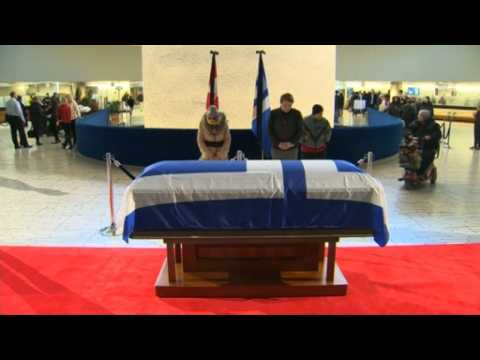 Mourners pay their respects to Rob Ford