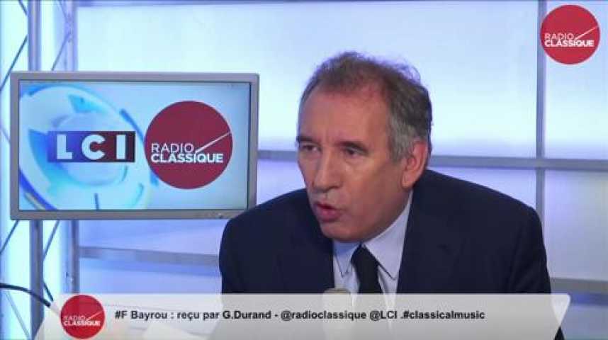 Illustration pour la vidéo François Bayrou: "Le gouvernement grec est dans un grand affolement, on risque un grave accident."