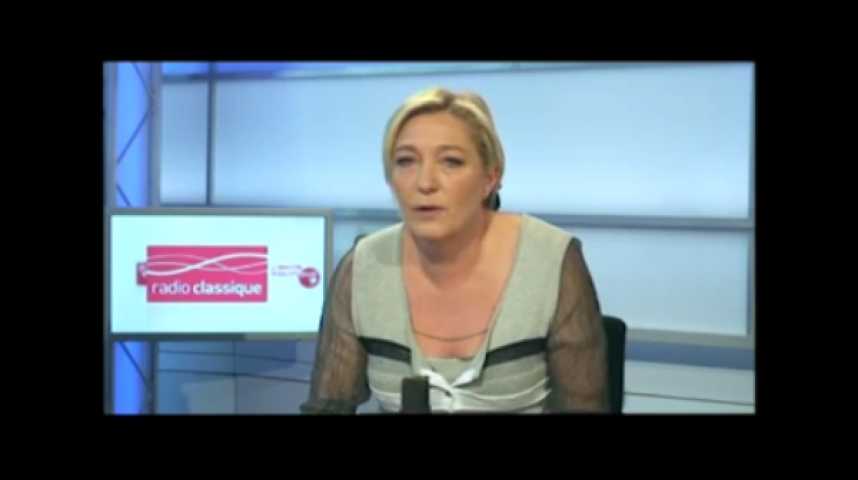 Illustration pour la vidéo Marine Le Pen : Jérôme Cahuzac ne peut pas rester ministre du Budget