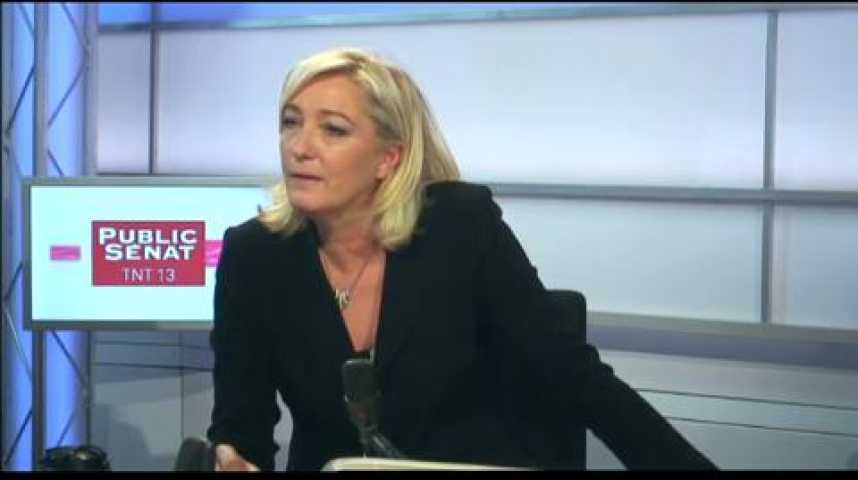 Illustration pour la vidéo L'invité politique : Marine Le Pen (FN)