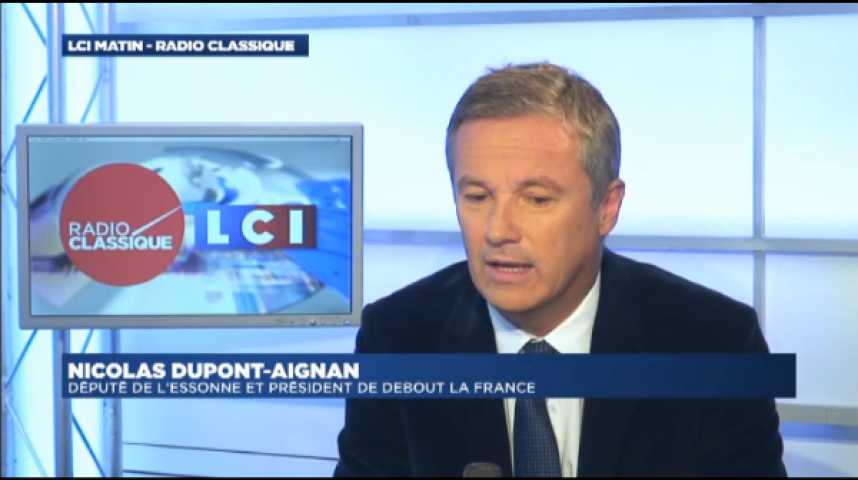 Illustration pour la vidéo Nicolas Dupont-Aignan : "Autoroutes : C’est du vol en bande organisée cautionné par l’Etat"