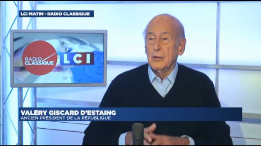 Illustration pour la vidéo Valéry Giscard d'Estaing : "L’Europe à 28, c’est la fin du rêve de Robert Schuman"