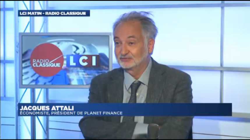 Illustration pour la vidéo Jacques Attali: " La France a toutes les chances d’être la première puissance européenne si elle fait des réformes"