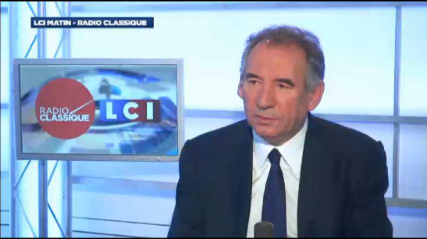 Illustration pour la vidéo François Bayrou : "Je me suis opposé à Nicolas Sarkozy pour défendre un principe : la loi doit être la même pour tous"