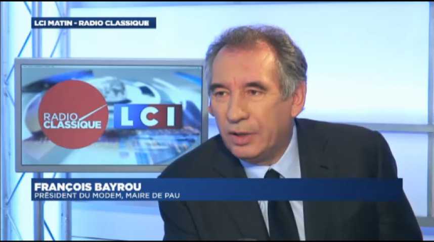 Illustration pour la vidéo François Bayrou : " Si Alain Juppé peut être élu Président de la République, je serai heureux de l’aider"