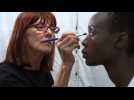 Sitting pretty - models get ready for South Africa fashion week - Label : AFPTV - First images - Category : News