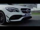 The new Mercedes-AMG CLA 45 4MATIC Driving Video Race Track Trailer | AutoMotoTV
