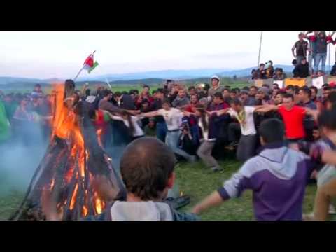 Migrant Kurds celebrate 'Newroz' spring festival