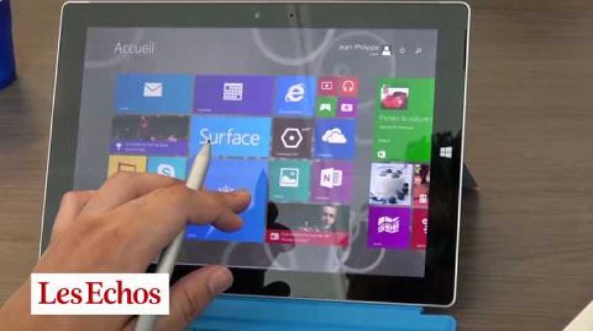Illustration pour la vidéo Prendre des notes avec Surface 3 de Microsoft