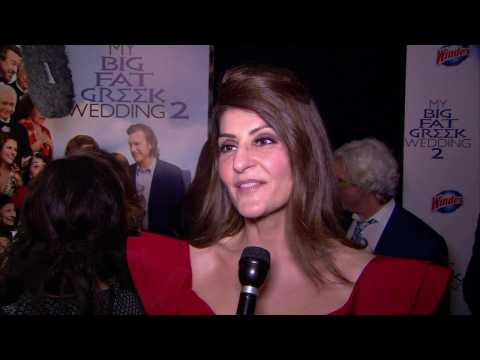 Nia Vardalos Chats At 'My Big Fat Greek Wedding 2' Premiere