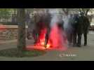 French labor protest turns violent in Paris