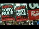 Thousands demonstrate in London against government - Label : AFPTV - First images - Category : News