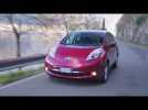 Nissan LEAF 30kWh Driving Video near Lake Como | AutoMotoTV