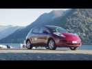 Nissan LEAF 30kWh Exterior Design near Lake Como, Italy | AutoMotoTV