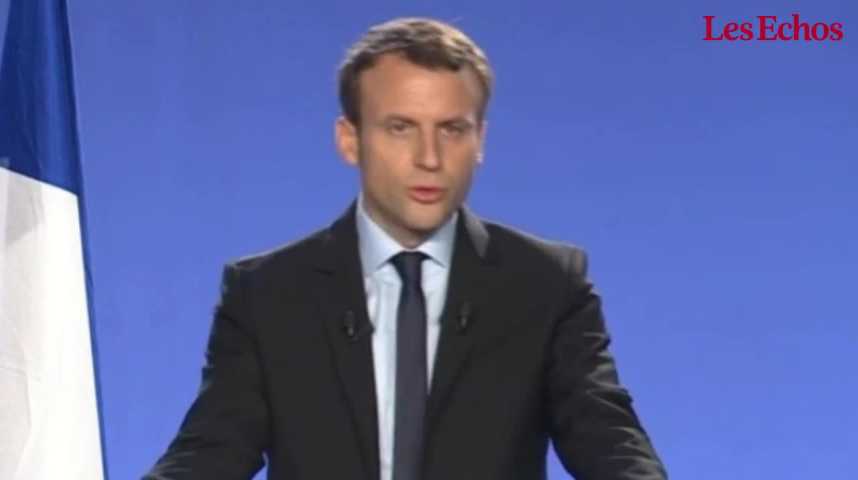 Illustration pour la vidéo Emmanuel Macron se déclare candidat pour la présidentielle