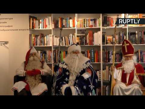 Father Frost Ho-Ho-Hosts Trilateral Santa Talks