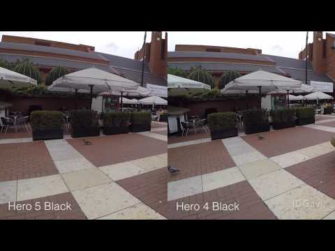 Hero 5 Black stabilisation vs Hero 4