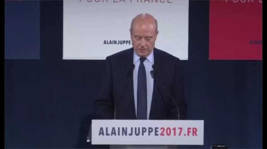 Illustration pour la vidéo Alain Juppé : «J'ai donné 40 ans de ma vie au service de la France et cela m'a apporté de grands bonheurs et quelques peines »