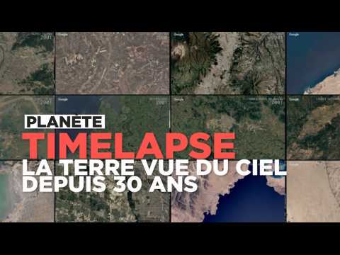 10 timelapse impressionnants pour voir comment la Terre a changé en 30 ans