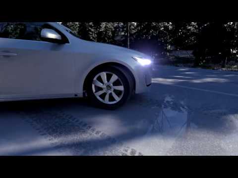 Volvo S90 - Slippery Road Alert Animation | AutoMotoTV