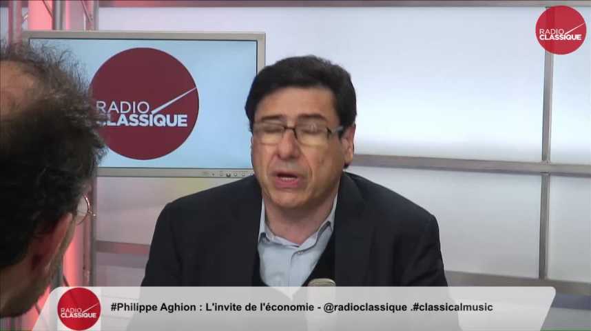 Illustration pour la vidéo "François Hollande pensait que la croissance allait venir de toutes façon" Philippe Aghion (02/12/2016)