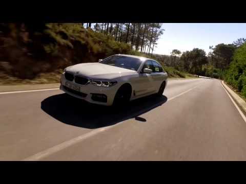 The new BMW 5 Series - BMW 540i Onboard, Car to Car, Drone | AutoMotoTV