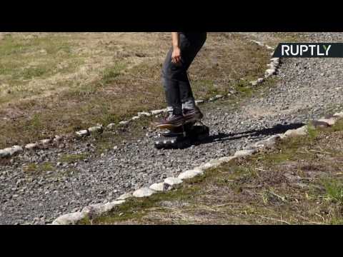 Electric Skateboard on Crawler Tracks Lets You Ride on Any Terrain