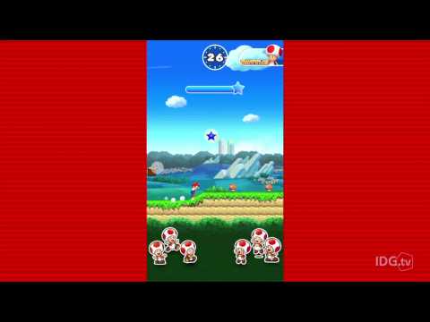 Super Mario Run: gameplay footage