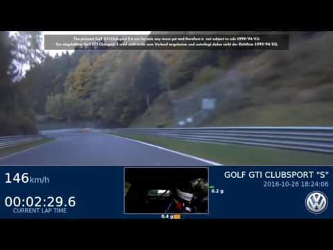 Volkswagen Golf GTI Clubsport S - Rekord auf der Nürburgring Nordschleife | AutoMotoTV