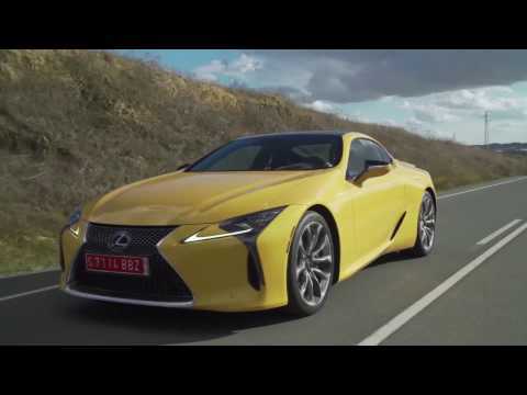 Lexus LC 500 - Driving Video in Yellow | AutoMotoTV