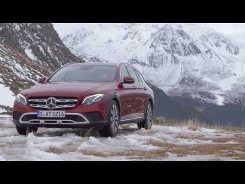 Mercedes-Benz E 220 d All-Terrain - Driving Video in Hyacinth Red Metallic Trailer | AutoMotoTV