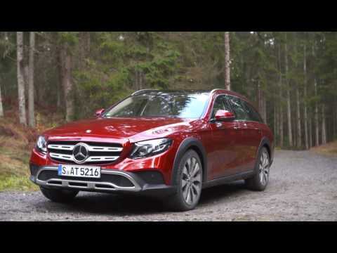 Mercedes-Benz E 220 d All-Terrain - Offroad Driving Video in Hyacinth Red Trailer | AutoMotoTV