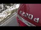 The new Mercedes-Benz E 220 d All-Terrain - Driving Video in Hyacinth Red Metallic | AutoMotoTV