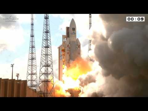 Ariane 5 rocket launches four Galileo satellites