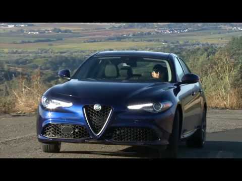 2017 Alfa Romeo Giulia Ti Driving Video | AutoMotoTV